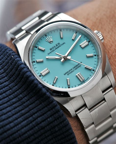 Rolex tiffany blue 36mm